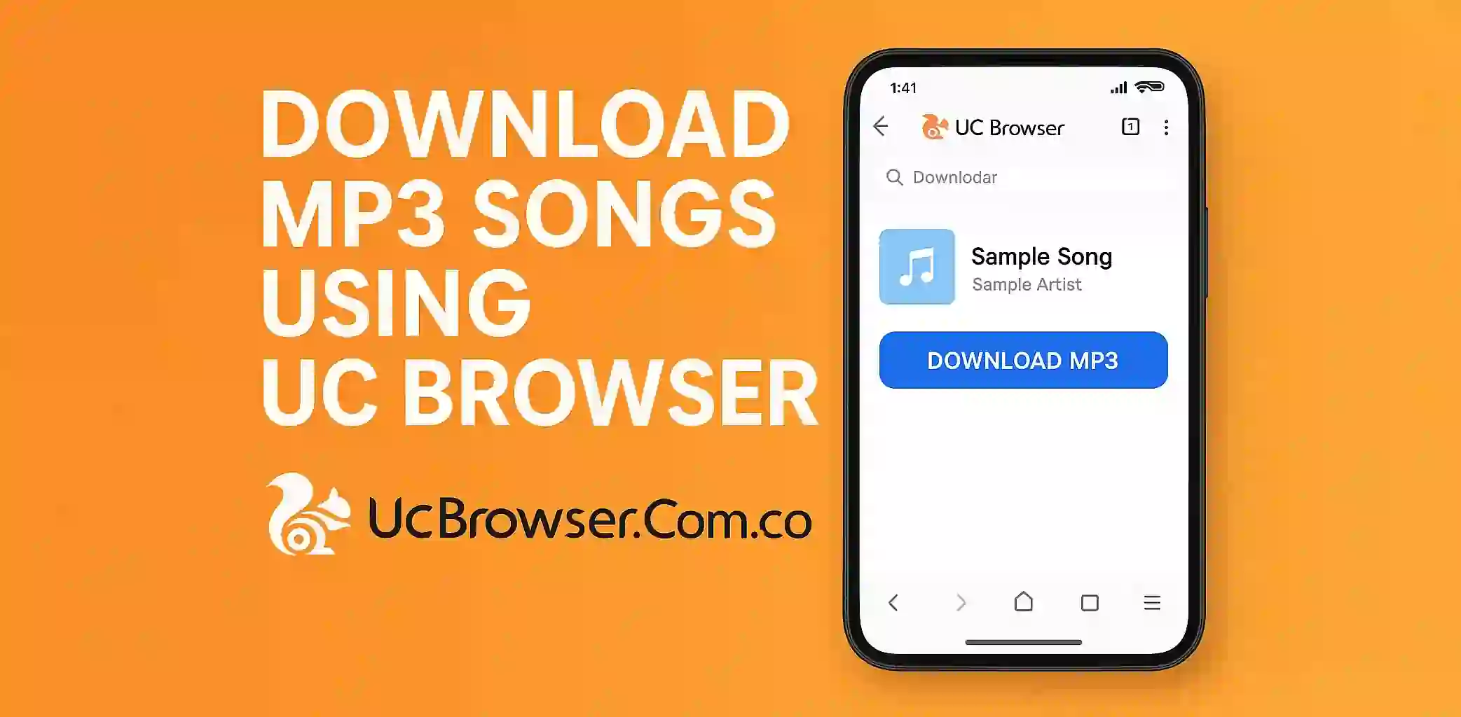Download MP3 Songs Using UC Browser